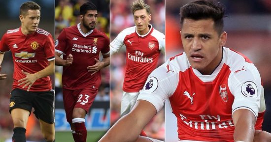 109 لاعبين بالدوري الإنجليزي تنتهى عقودهم فى صيف 2018