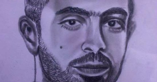 قارئ يهدى أحمد فتحى بورتريه بمناسبة فوز الأهلى بكأس مصر