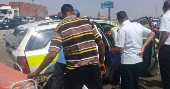 قارئ يشارك بصور من حادث تصام 3 سيارات بطريق إسكندرية الصحراوى