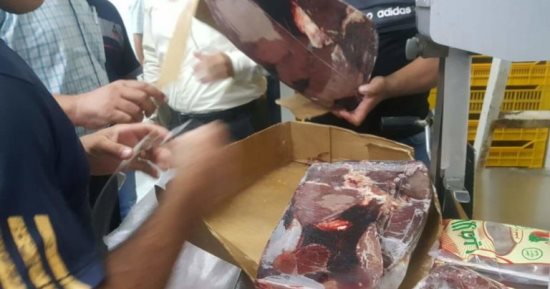 ضبط 760 كيلو لحوم فاسدة فى حملة تموينية بكفر الشيخ 