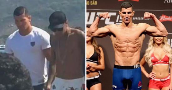 بالصور.. نيمار يستأجر بطلين من اتحاد الفنون القتالية لحراسته