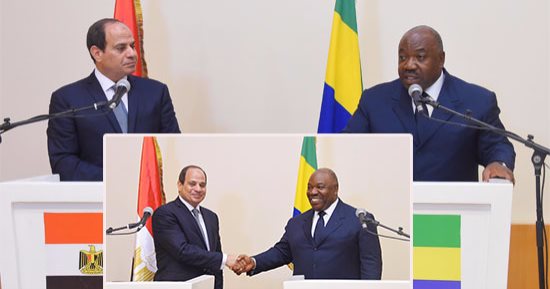 مباحثات مهمة بين السيسي ونظيره الجابونى فى "ليبرفيل".. اتفاق على تفعيل التعاون الأمنى والعسكرى بين البلدين.. وعقد اللجنة المشتركة بين الدولتين قبل نهاية 2017.. وبونجو يشيد بتوجه السيسى نحو الانفتاح على إفريقيا
