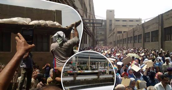 هوس الإضراب يخنق "غزل المحلة".. 17 ألفا يستنزفون موارد الشركة ويذبحونها بالخسائر تحت شعار "هناخد اللى عايزينه بدراعنا".. الأجور بين 1350 و8000 جنيه و6 شهور أرباحا سنوية.. والخسائر 568 مليونا فى 2017