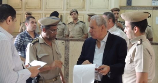 بالصور.. مدير أمن أسيوط يتفقد مركز تدريب السائقين بالطريق الصحراوى الغربى