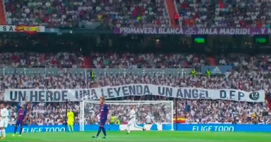 بالفيديو.. جماهير ريال مدريد تهتف باسم رونالدو بالدقيقة 7 من الكلاسيكو