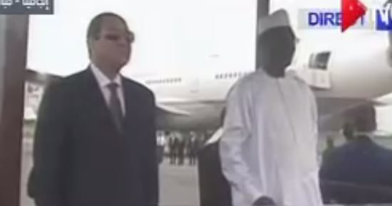 الرئيس السيسي يغادر تشاد فى طريق العودة إلى القاهرة