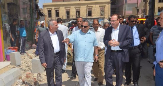 محافظ بنى سويف: تحويل "الجبالى" لشارع نموذجى يتميز بسيولة مرورية