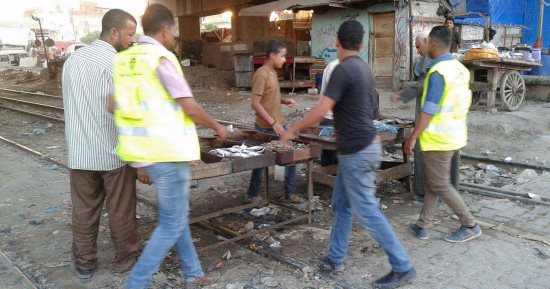 حى العامرية يشن حملات لرفع الإشغالات غرب الإسكندرية