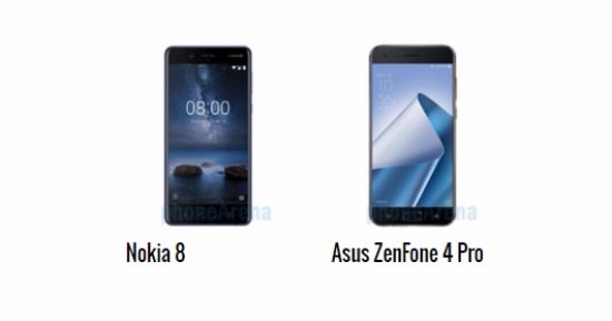 لو مش عارف تختار.. أبرز الاختلافات بين هاتفى نوكيا 8 و أسوس ZenFone 4 Pro