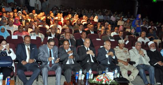 محافظ القليوبية فى ندوة تثقيفية احتفالا بالعيد القومى للمحافظة