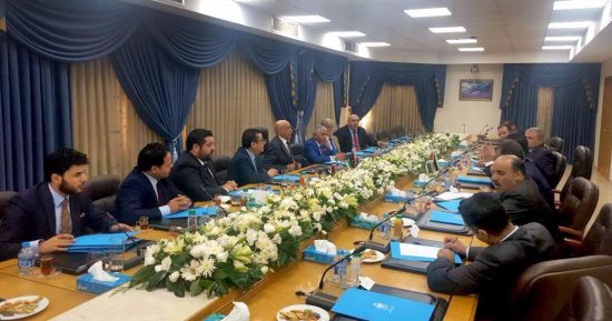 رئيس البرلمان الليبى يلتقى نظيره الأردنى لبحث آخر مستجدات الوضع فى ليبيا