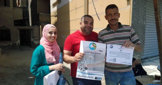 شركة مياه الجيزة تنظم قافله لتوعية أهالى الوراق بالاستخدام الأمثل للمياه
