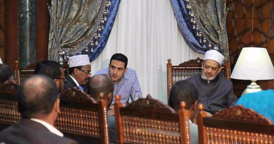 رئيس الصومال خلال لقائه الإمام الأكبر: الأزهر قادر على مواجهة الأفكار المتطرفة