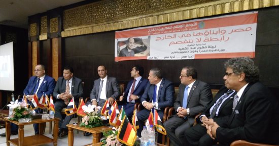 التجمع الوطنى للمصريين بالخارج يوصى بإنشاء خارطة اقتصادية للجاليات