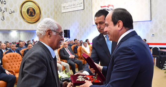 احتفالية "المركزى للمحاسبات" تعرض فيلما عن تاريخ الجهاز بحضور الرئيس السيسى