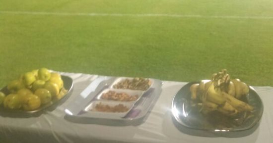 موز ومكسرات فى مران المنتخب استعدادا لأوغندا