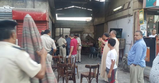 بالصور.. حملة لشرطة المرافق لرفع الإشغالات بمدينة طنطا