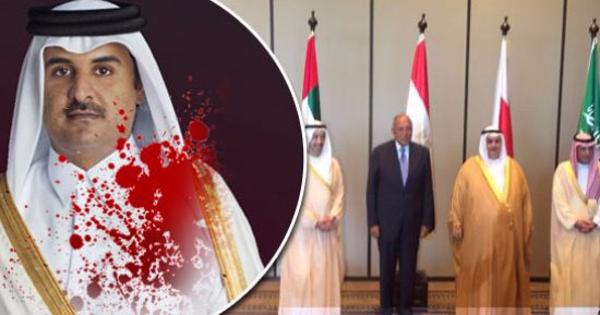دول "الرباعى العربى" توثق جرائم قطر فى ملف شامل لإدانتها دوليا.. موقع فرنسى يؤكد وجود تحرك مشترك بقيادة القاهرة والرياض.. نظام تميم بن حمد يواصل رفض "المطالب العربية".. وخسائر الدوحة الاقتصادية تتوالى