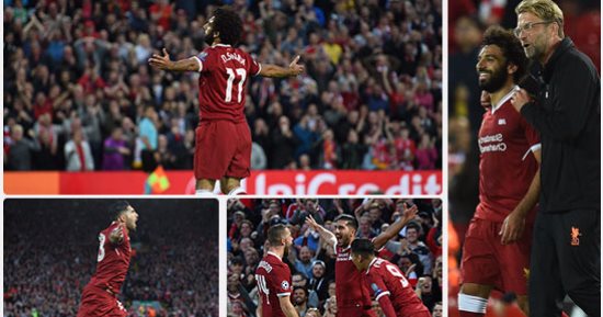 صلاح يتأهل مع ليفربول لمجموعات دورى الأبطال برباعية فى هوفنهايم