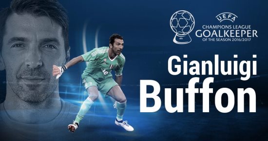 بوفون أفضل حارس مرمى فى دورى أبطال أوروبا
