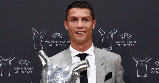 رونالدو يكتسح ميسي وبوفون فى التصويت على أفضل لاعب فى أوروبا 