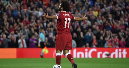 شاهد.. هدف محمد صلاح فى أرسنال من كاميرا النفق بـ"الأنفيلد"