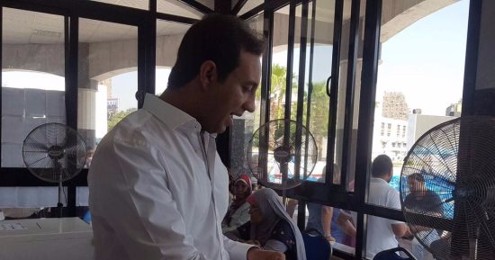 أحمد مرتضى منصور يدلى بصوته فى عمومية الزمالك 