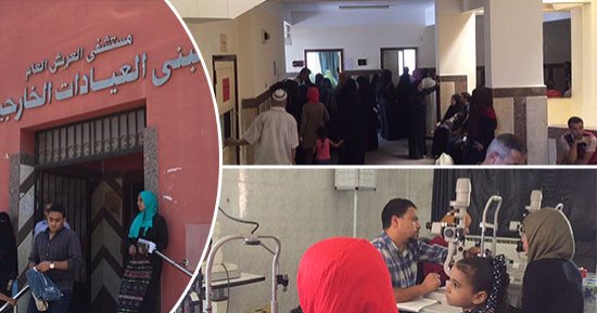 مستشفى العريش يستقبل فريق طبى من معهد القلب القومى