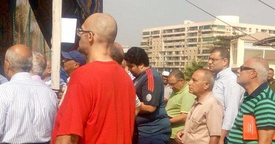 بالصور.. 20 أتوبيسا لنقل أعضاء الأهلى للتصويت فى العمومية بمدينة نصر