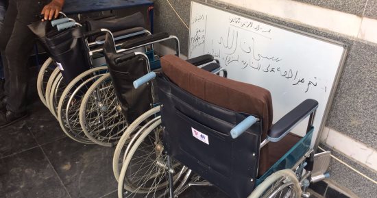 بالصور.. كراسى متحركة لكبار السن فى عمومية الزمالك الخاصة 