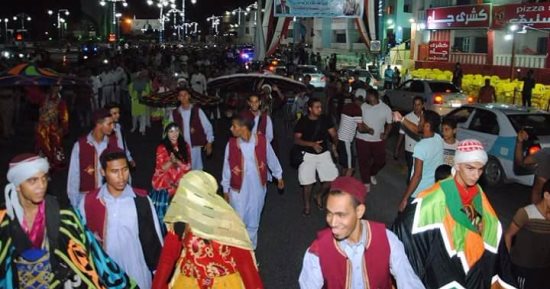 بالصور.. مشاركة فرق قصور الثقافة فى الاحتفال بالعيد القومى لمطروح