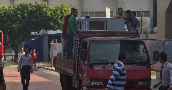 بالفيديو والصور.. القضاة يحضرون صناديق التصويت باليوم الثانى لعمومية الأهلي