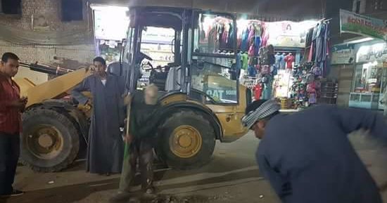 بالصور.. محافظ سوهاج : حملات نظافة ورفع الإشغالات بمركز أخميم