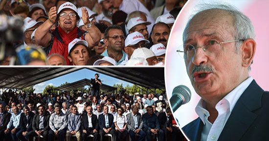 بالصور.. "الشعب الجمهورى" يحشد المعارضة التركية لفضح استبداد أردوغان.. "الديكتاتور العثمانى" اعتقل 50 ألف شخص وأوقف 140 ألف آخرين عن العمل.. ومعارضوه يحتفلون بنجاح "مسيرة من أجل العدالة" للتنديد بانتهاكاته