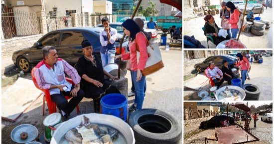 "حلويات على الأسفلت".. "ستات المدبح الجدعة" ينظفن الكرشة والممبار وزبائنهن من الغلابة.. "أم خالد" سلاحها الطشت والجردل.. و "نحمده" تلقب نفسها بـ"جزارة البسطاء"..  و5000 جنيه المكسب من الموسم للموسم