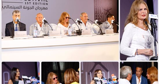 يسرا ونيللى كريم والفيشاوى ونجيب ساويرس يعلنون إطلاق مهرجان الجونة السينمائى