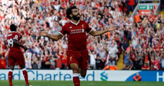 شاهد.. محمد صلاح أفضل لاعب فى مباراة ليفربول وأرسنال