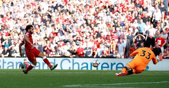 محمد صلاح يحقق أرقاما مميزة مع ليفربول بهدفه أمام أرسنال