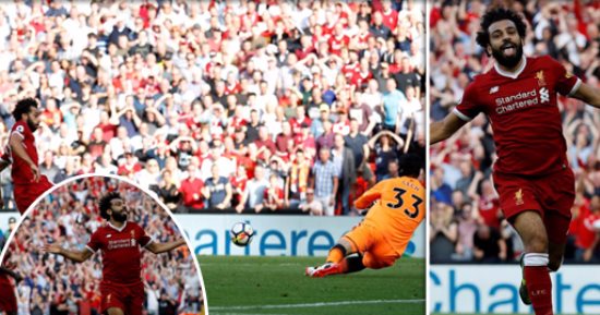 شاهد.. محمد صلاح يقود ليفربول لفوز تاريخى على أرسنال بالبريميرليج فى غياب الننى.. النجم المصرى يواصل الإبداع بالملاعب الإنجليزية بهدف فى 12 ثانية وأسيست أمام الجانرز ويفوز بجائزة الأفضل فى المباراة