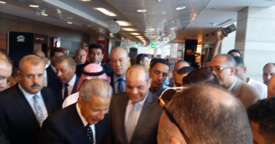 السفير السعودى يزور مصابى حادث الواحات الإرهابى بمستشفى الشرطة