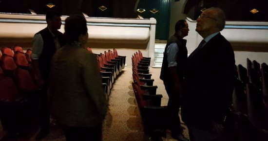 بالصور.. وزير التنمية المحلية يتفقد دار أوبرا دمنهور