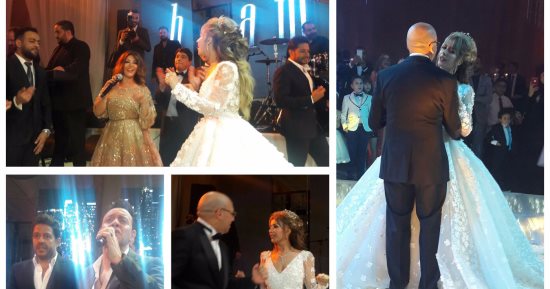 بالصور.. رامى صبرى يشعل حفل زفاف "جنات" بأغانى ألبومه الجديد