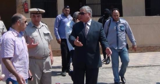 مدير أمن المنوفية يتفقد الخدمات الأمنية بمركز السادات