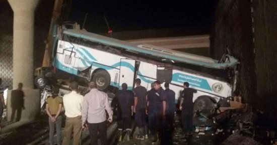 صحة بنى سويف: تسليم 14 جثة ضحايا حادث الأتوبيس لذويهم وخروج 21 مصابا