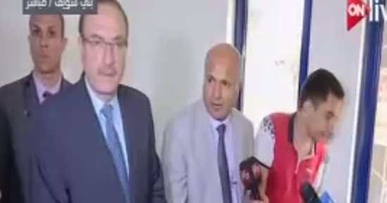 محافظ بنى سويف يتفقد مصابى حادث تصادم الطريق الصحراوى بالمستشفى العام