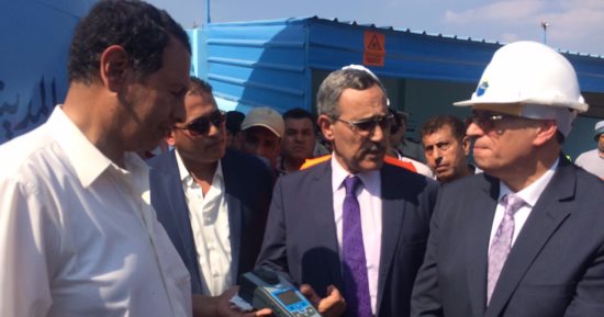 بالصور محافظ الدقهلية يفتتح محطة مياه الطيبة بتكلفة 8 مليون جنيه