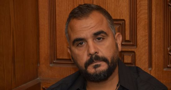 بهاء الدين محمد ووليد سعد وممدوح موسى وأحمد جمال فى عزاء والدة عادل عايش