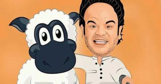 مشاهير الفن والكرة مع خروف العيد فى رسومات "بيكو" بالفوتوشوب