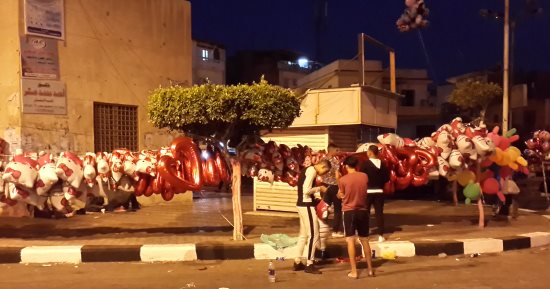 بالصور.. مظاهر احتفالية حول الساحات قبيل صلاة العيد ببورسعيد 