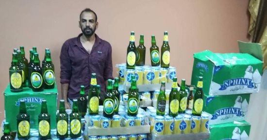 ضبط 37 ألف زجاجة خمور مجهولة المصدر بالشرقية